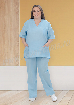 Костюм пекаря унисекс арт. ПВ-02-24-БЗ (Size +)