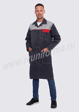 Халат рабочий мужской арт. Р-20-106-ГР